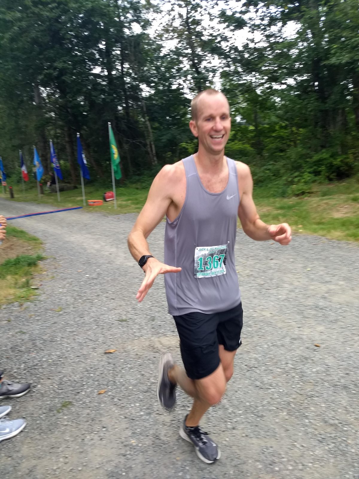Jack and Jill’s Downhill Marathon 2019 blake runs