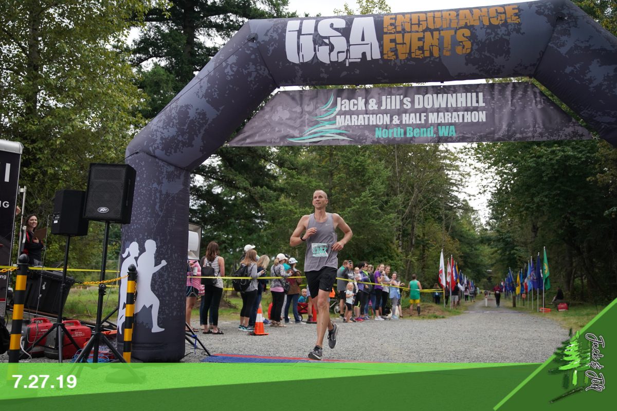 Jack and Jill’s Downhill Marathon 2019 blake runs