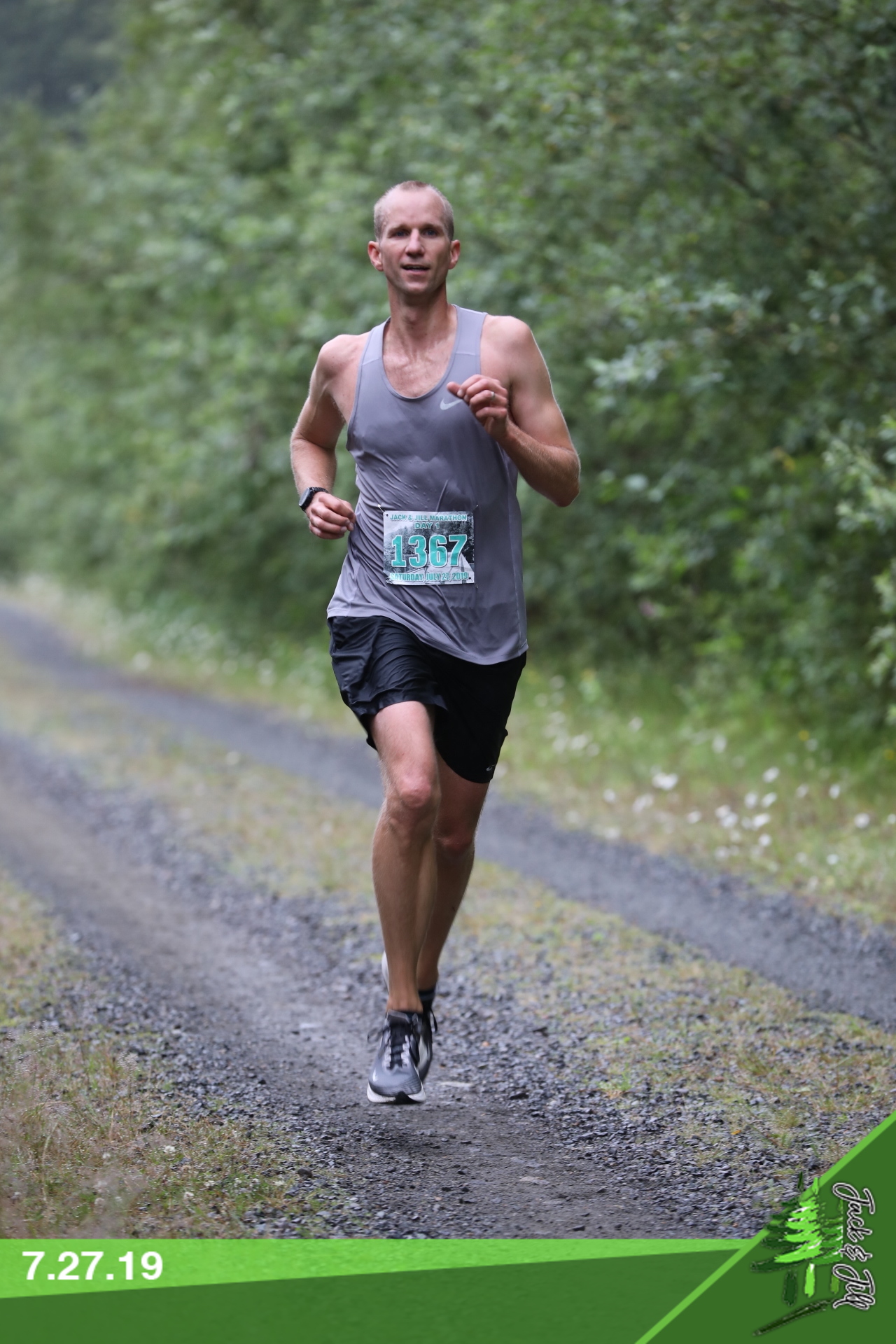 Jack and Jill’s Downhill Marathon 2019 blake runs